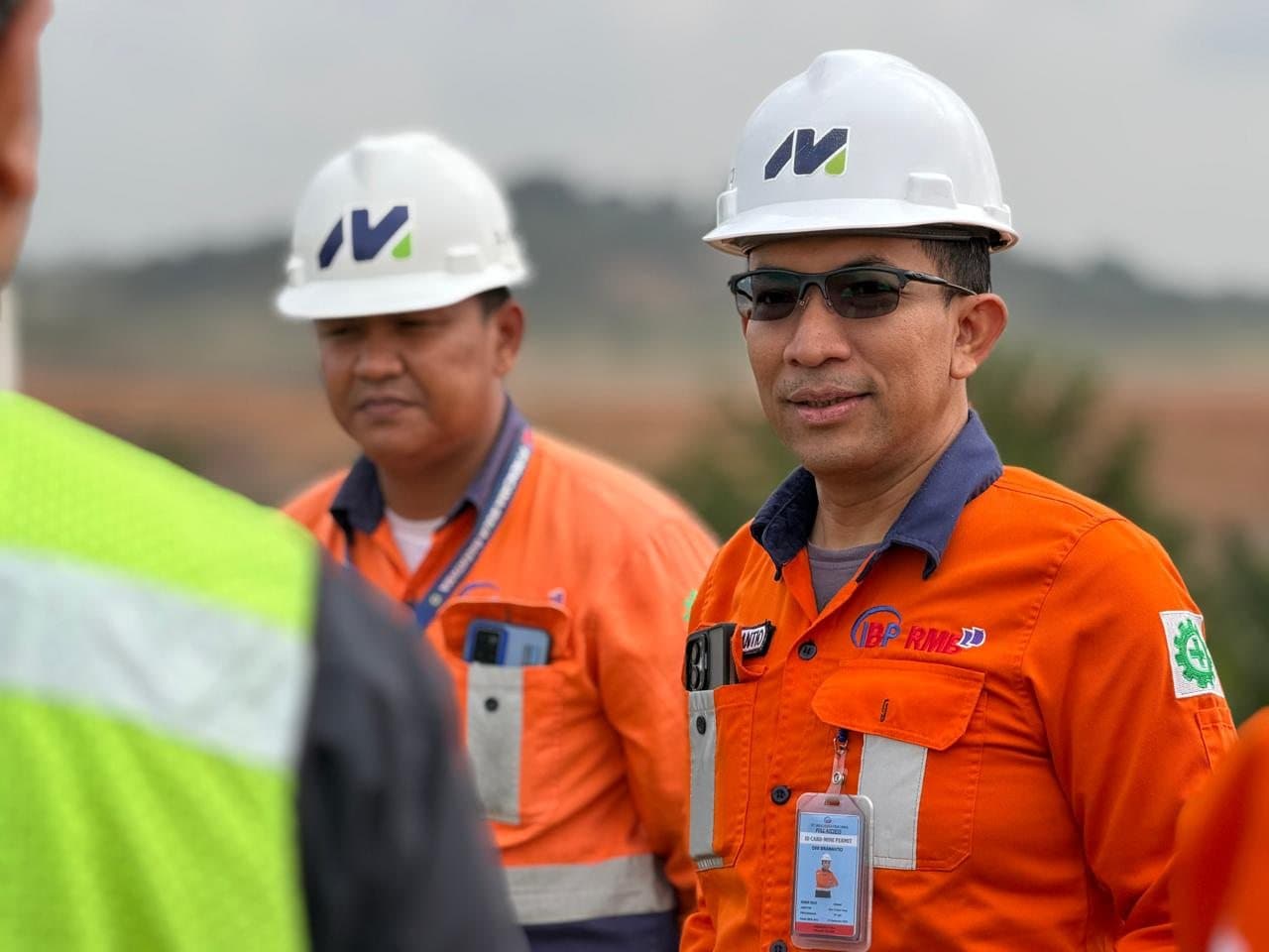 Leaders visiting the mine