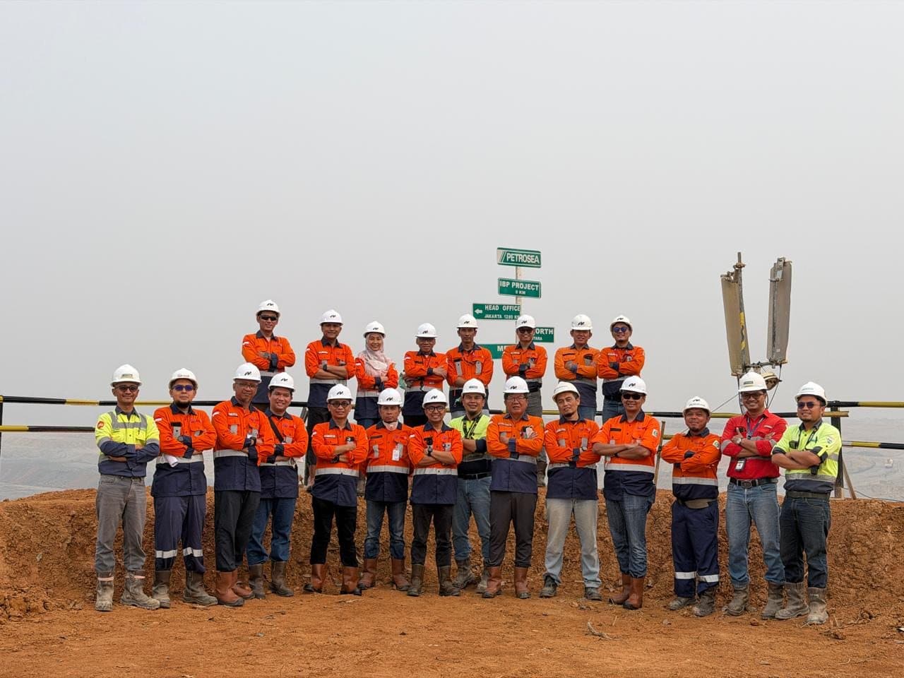 Team on site